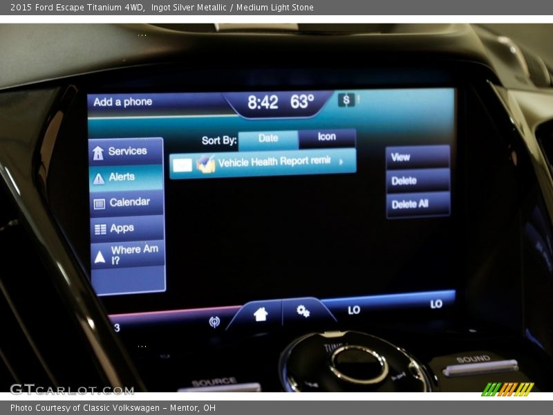 Ingot Silver Metallic / Medium Light Stone 2015 Ford Escape Titanium 4WD