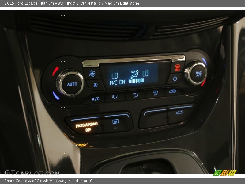 Ingot Silver Metallic / Medium Light Stone 2015 Ford Escape Titanium 4WD