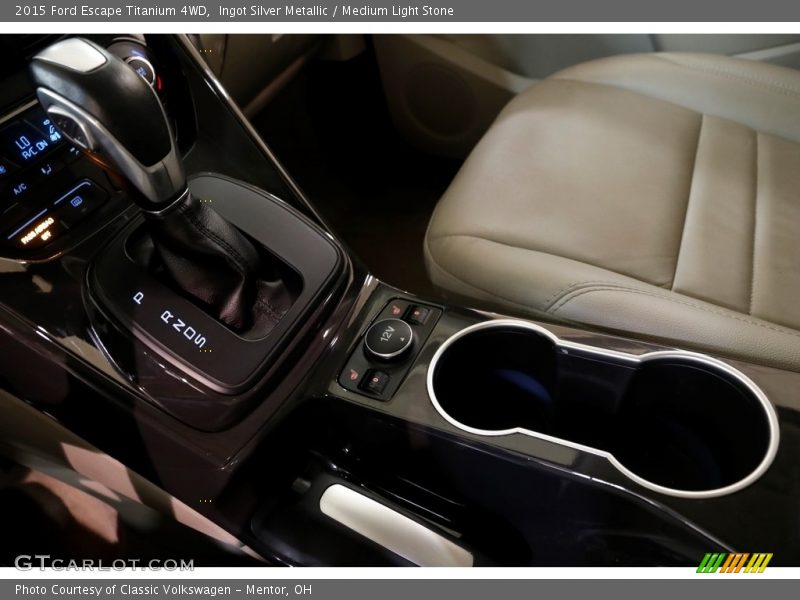 Ingot Silver Metallic / Medium Light Stone 2015 Ford Escape Titanium 4WD