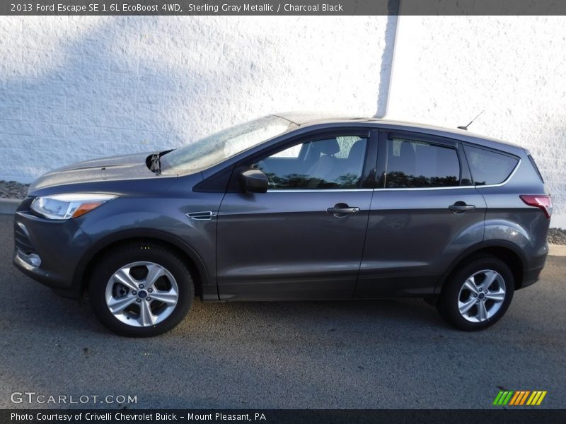 Sterling Gray Metallic / Charcoal Black 2013 Ford Escape SE 1.6L EcoBoost 4WD