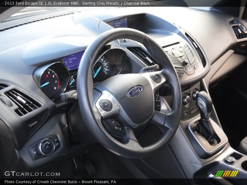 Sterling Gray Metallic / Charcoal Black 2013 Ford Escape SE 1.6L EcoBoost 4WD
