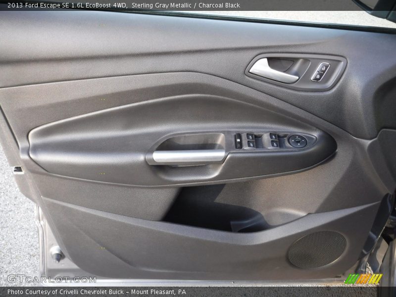 Sterling Gray Metallic / Charcoal Black 2013 Ford Escape SE 1.6L EcoBoost 4WD