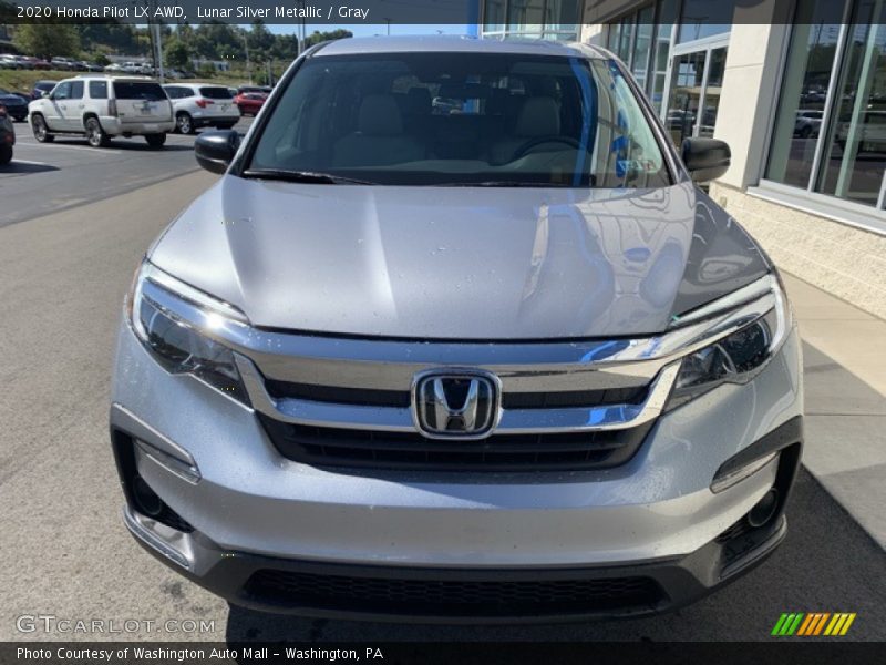 Lunar Silver Metallic / Gray 2020 Honda Pilot LX AWD