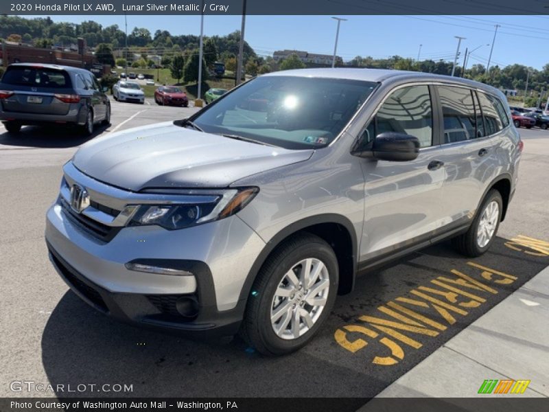 Lunar Silver Metallic / Gray 2020 Honda Pilot LX AWD