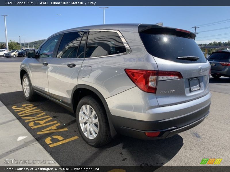 Lunar Silver Metallic / Gray 2020 Honda Pilot LX AWD