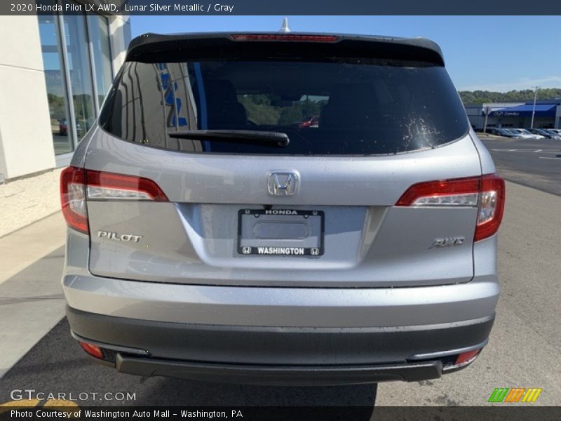 Lunar Silver Metallic / Gray 2020 Honda Pilot LX AWD