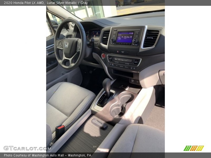 Lunar Silver Metallic / Gray 2020 Honda Pilot LX AWD
