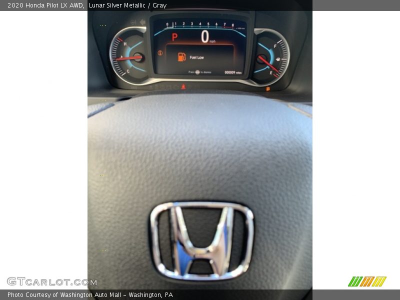 Lunar Silver Metallic / Gray 2020 Honda Pilot LX AWD