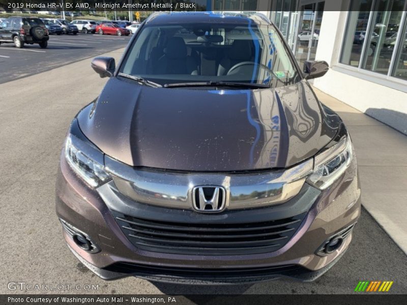 Midnight Amethyst Metallic / Black 2019 Honda HR-V EX AWD