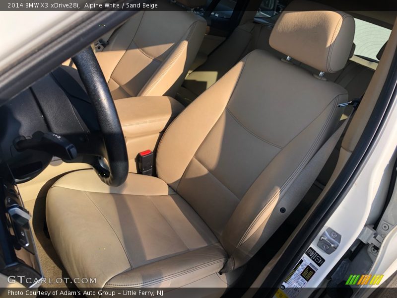 Alpine White / Sand Beige 2014 BMW X3 xDrive28i