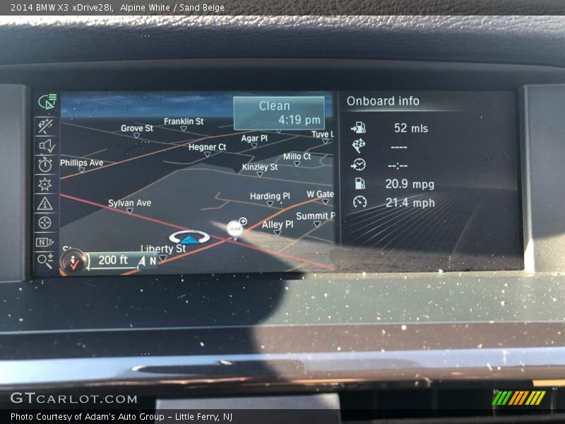 Alpine White / Sand Beige 2014 BMW X3 xDrive28i