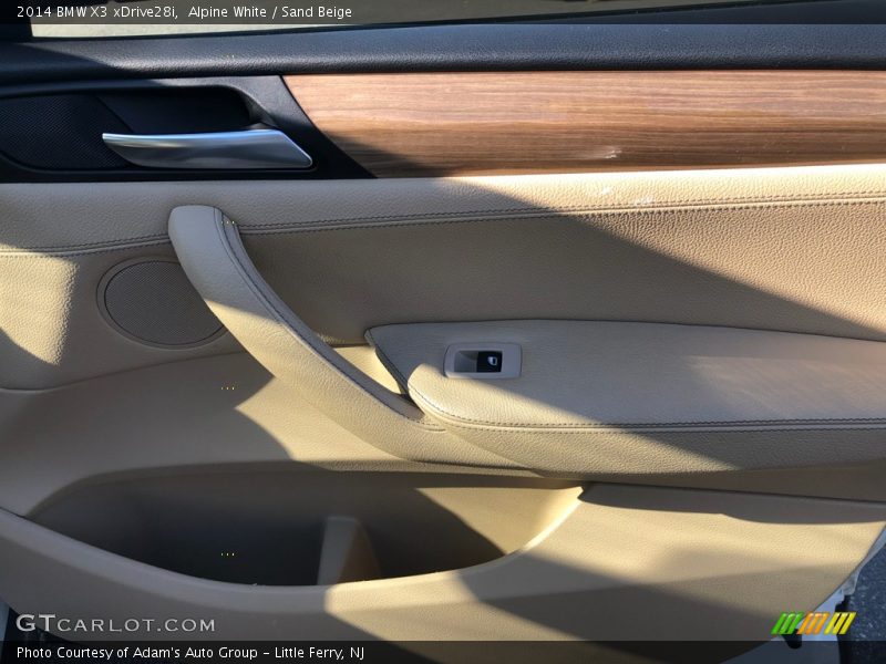 Alpine White / Sand Beige 2014 BMW X3 xDrive28i