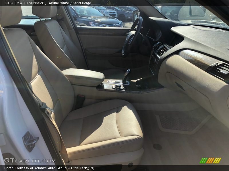 Alpine White / Sand Beige 2014 BMW X3 xDrive28i