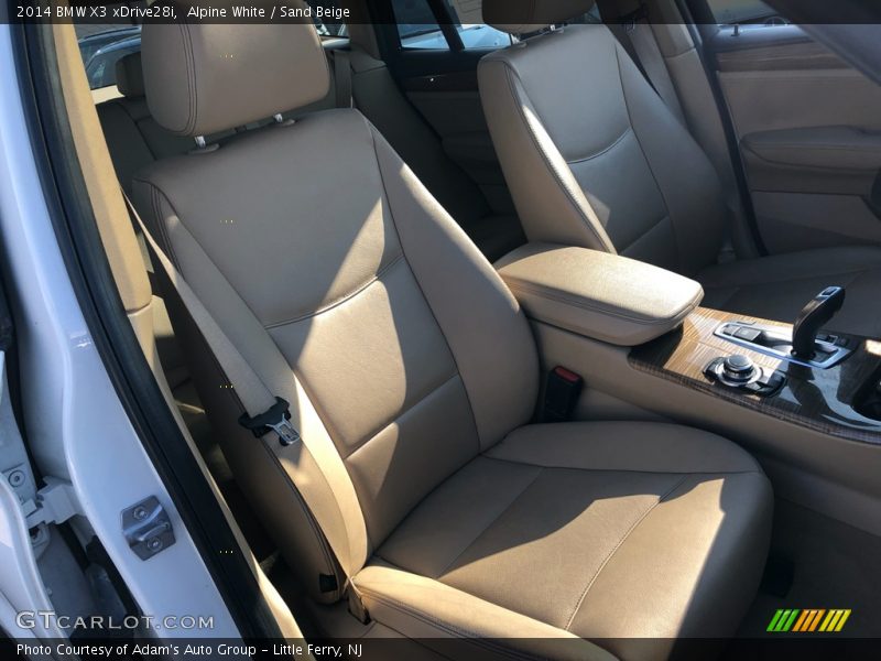 Alpine White / Sand Beige 2014 BMW X3 xDrive28i