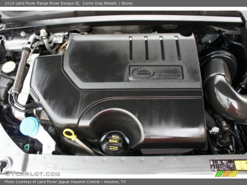  2019 Range Rover Evoque SE Engine - 2.0 Liter Turbocharged DOHC 16-Valve VVT 4 Cylinder