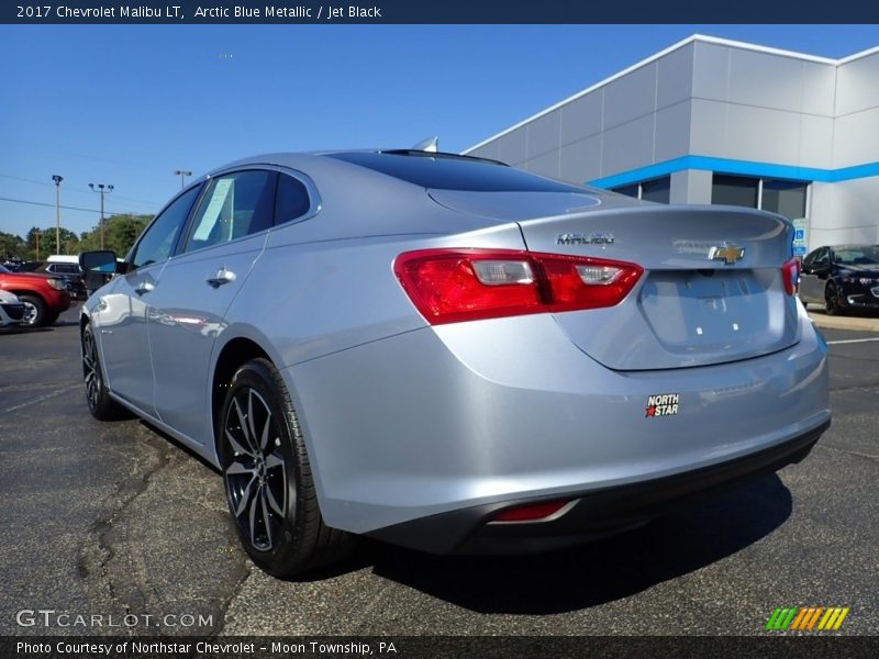 Arctic Blue Metallic / Jet Black 2017 Chevrolet Malibu LT