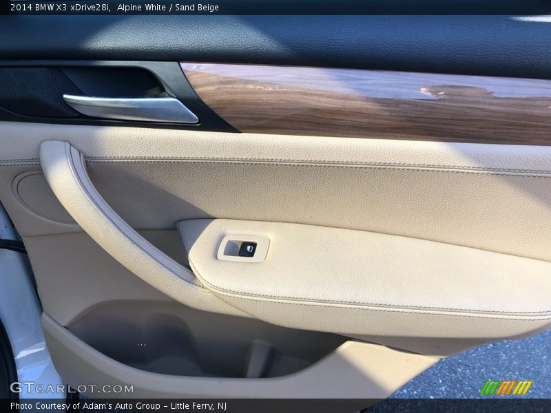 Alpine White / Sand Beige 2014 BMW X3 xDrive28i