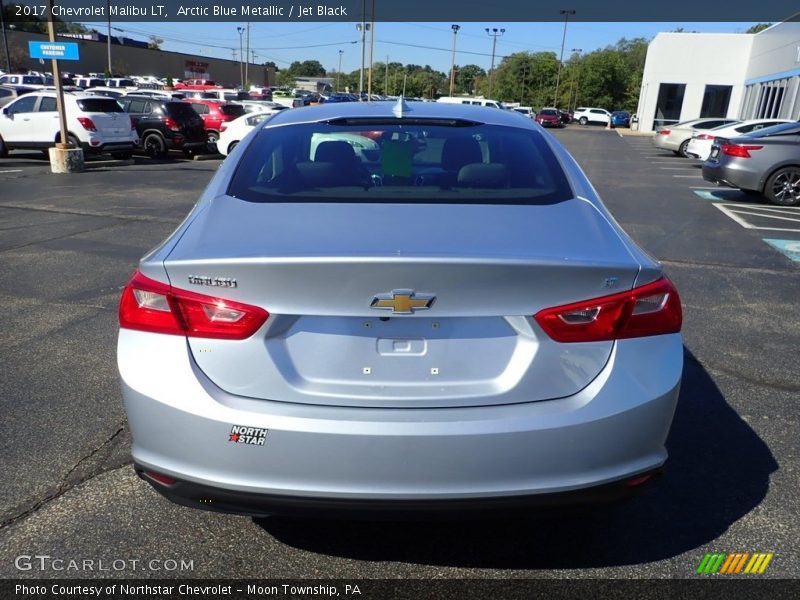 Arctic Blue Metallic / Jet Black 2017 Chevrolet Malibu LT