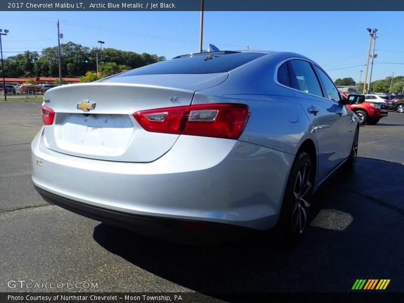 Arctic Blue Metallic / Jet Black 2017 Chevrolet Malibu LT