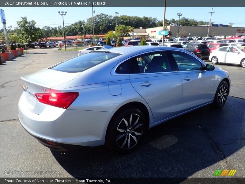 Arctic Blue Metallic / Jet Black 2017 Chevrolet Malibu LT