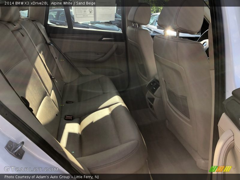 Alpine White / Sand Beige 2014 BMW X3 xDrive28i