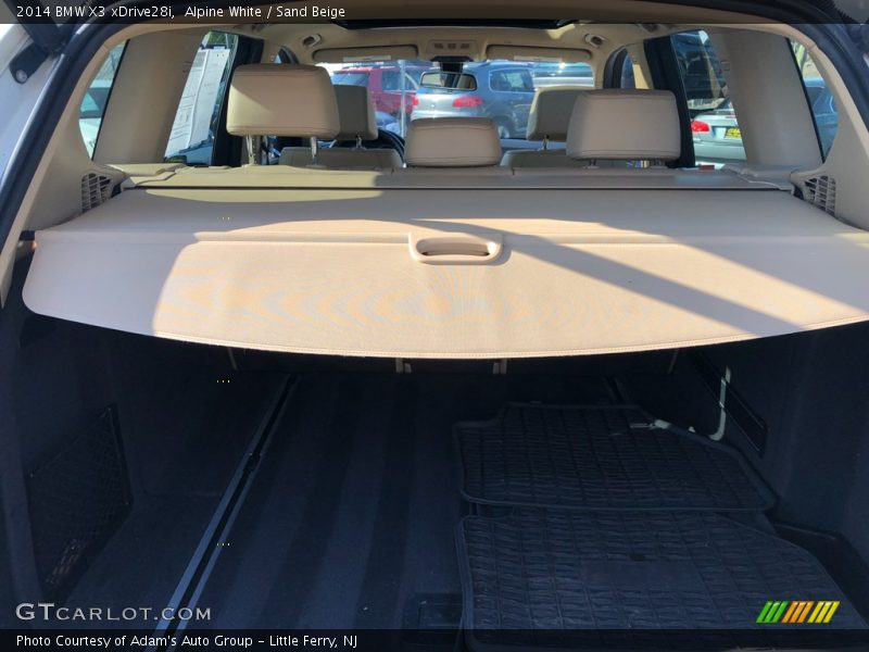 Alpine White / Sand Beige 2014 BMW X3 xDrive28i