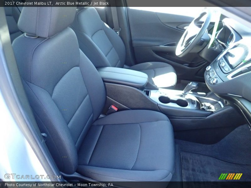 Arctic Blue Metallic / Jet Black 2017 Chevrolet Malibu LT