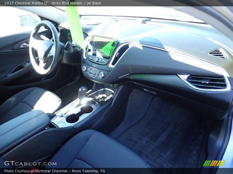 Arctic Blue Metallic / Jet Black 2017 Chevrolet Malibu LT