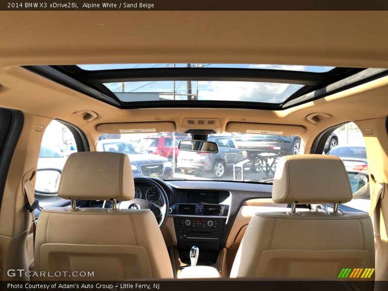 Alpine White / Sand Beige 2014 BMW X3 xDrive28i