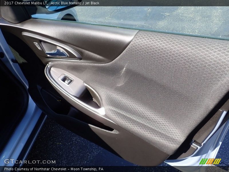 Arctic Blue Metallic / Jet Black 2017 Chevrolet Malibu LT
