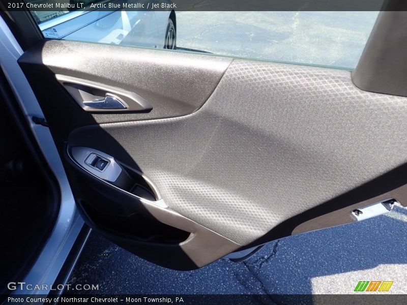Arctic Blue Metallic / Jet Black 2017 Chevrolet Malibu LT