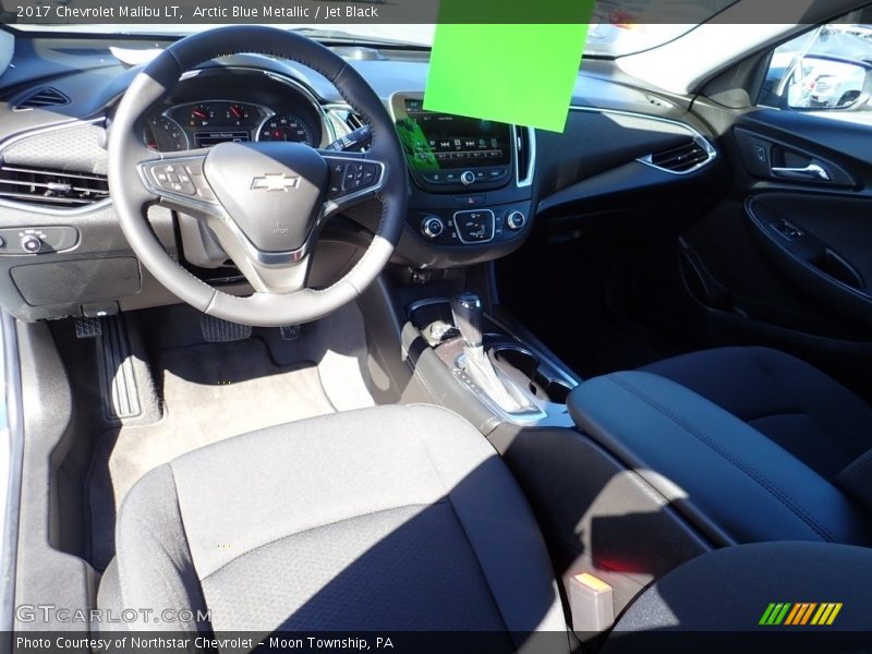 Arctic Blue Metallic / Jet Black 2017 Chevrolet Malibu LT