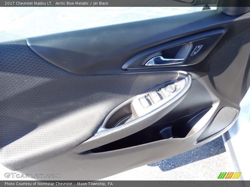 Arctic Blue Metallic / Jet Black 2017 Chevrolet Malibu LT