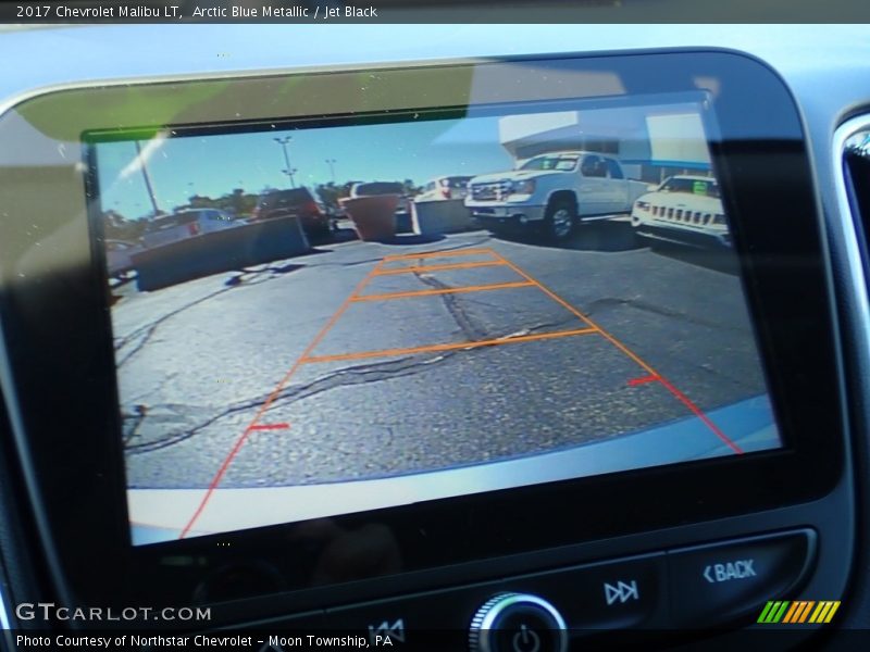 Arctic Blue Metallic / Jet Black 2017 Chevrolet Malibu LT