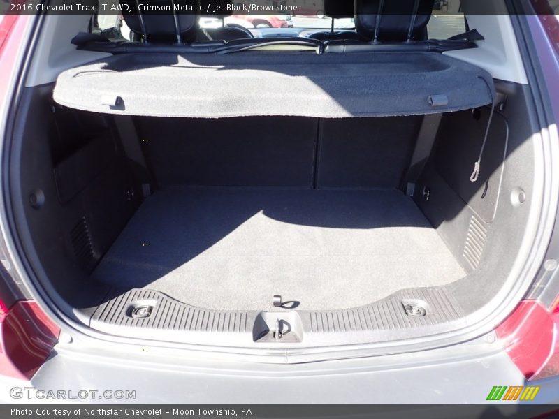 Crimson Metallic / Jet Black/Brownstone 2016 Chevrolet Trax LT AWD