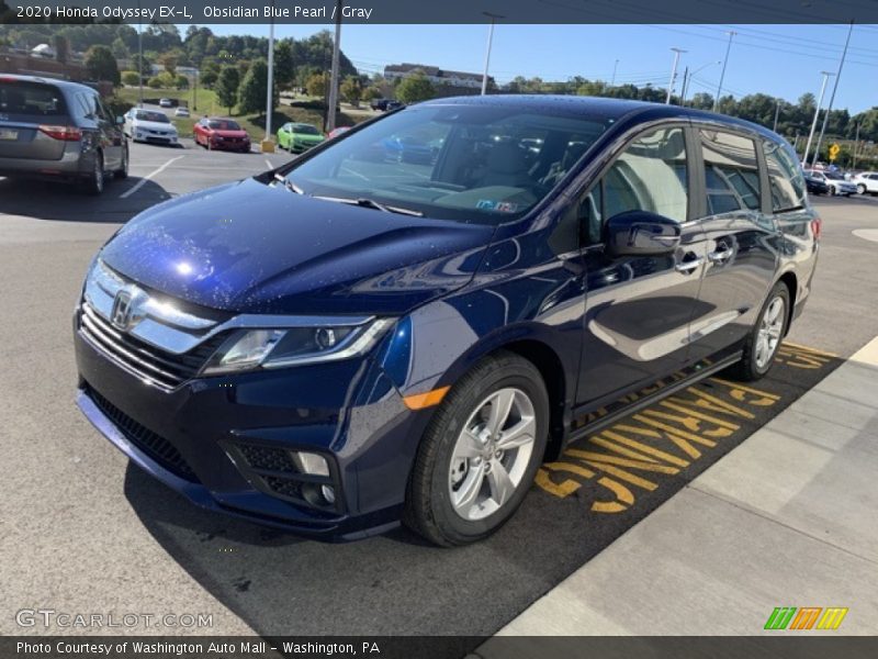 Obsidian Blue Pearl / Gray 2020 Honda Odyssey EX-L