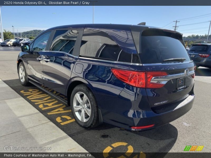 Obsidian Blue Pearl / Gray 2020 Honda Odyssey EX-L
