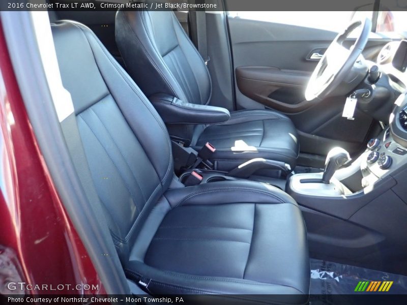 Crimson Metallic / Jet Black/Brownstone 2016 Chevrolet Trax LT AWD