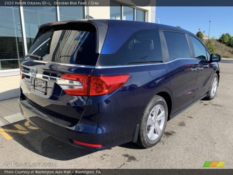 Obsidian Blue Pearl / Gray 2020 Honda Odyssey EX-L