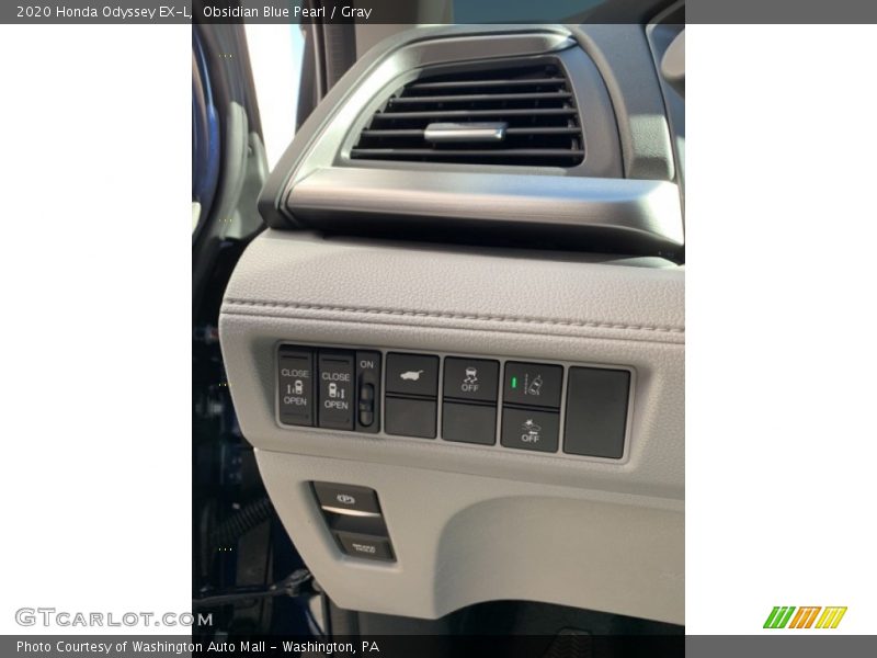 Obsidian Blue Pearl / Gray 2020 Honda Odyssey EX-L