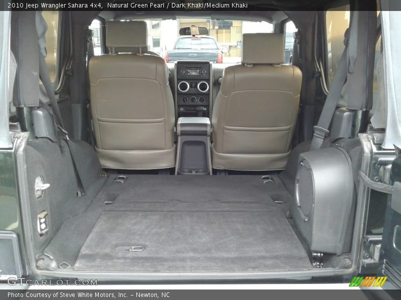 Natural Green Pearl / Dark Khaki/Medium Khaki 2010 Jeep Wrangler Sahara 4x4