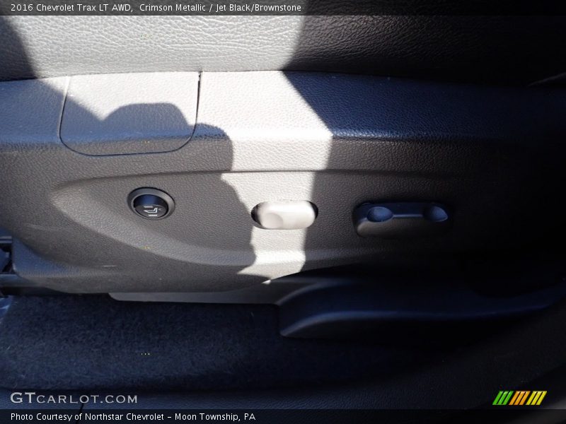 Crimson Metallic / Jet Black/Brownstone 2016 Chevrolet Trax LT AWD