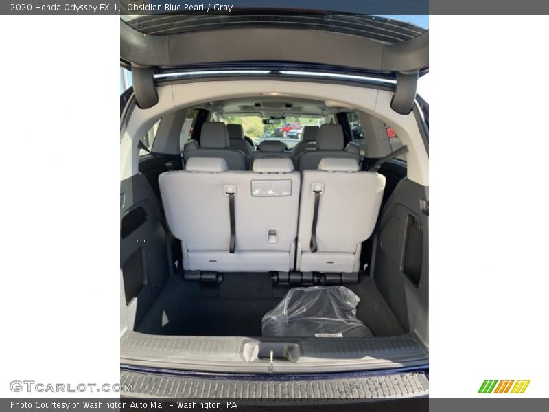 Obsidian Blue Pearl / Gray 2020 Honda Odyssey EX-L