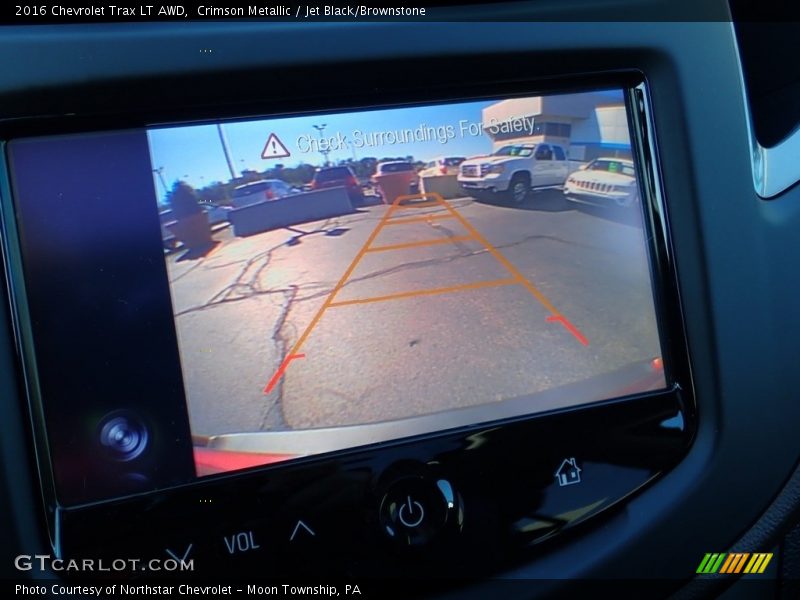 Crimson Metallic / Jet Black/Brownstone 2016 Chevrolet Trax LT AWD