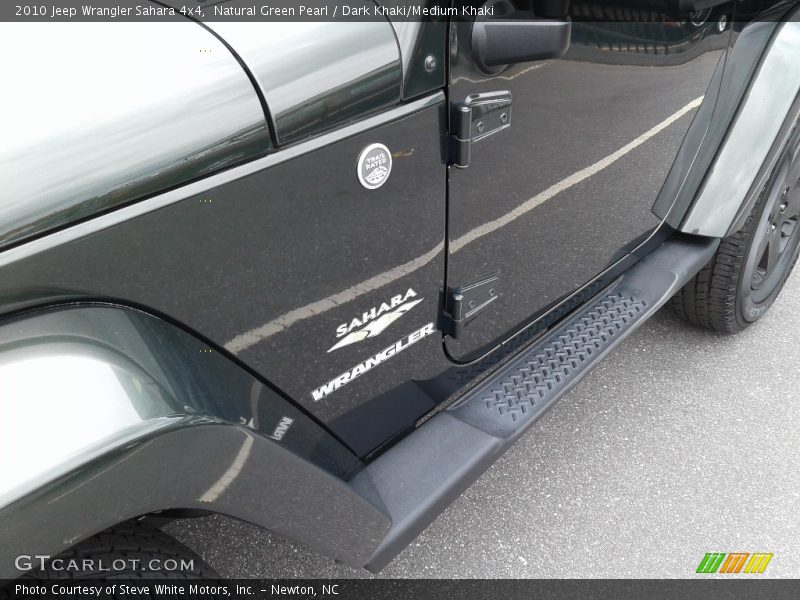 Natural Green Pearl / Dark Khaki/Medium Khaki 2010 Jeep Wrangler Sahara 4x4