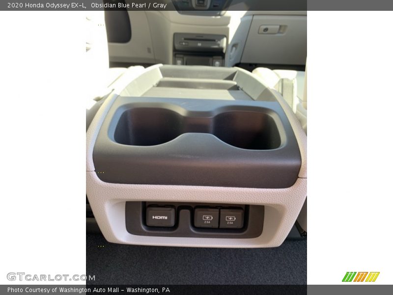 Obsidian Blue Pearl / Gray 2020 Honda Odyssey EX-L