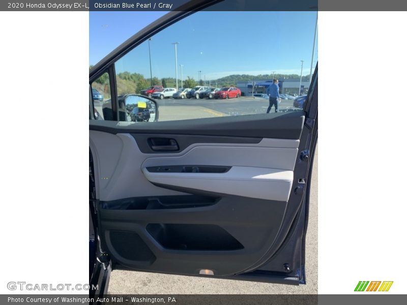 Obsidian Blue Pearl / Gray 2020 Honda Odyssey EX-L