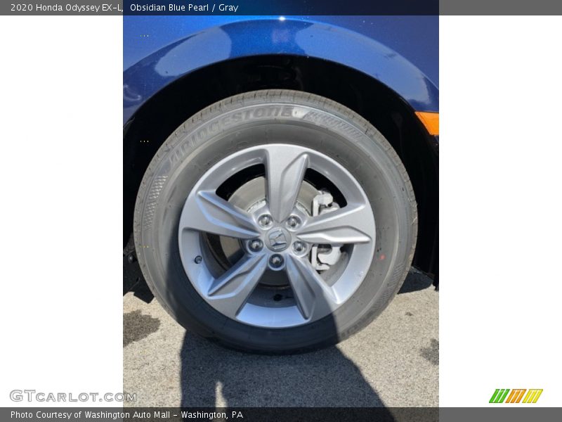 Obsidian Blue Pearl / Gray 2020 Honda Odyssey EX-L