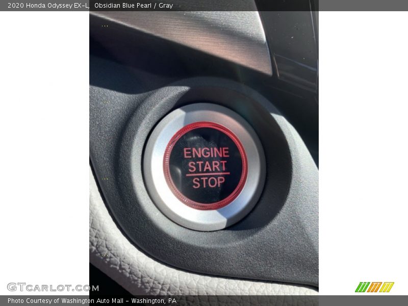 Obsidian Blue Pearl / Gray 2020 Honda Odyssey EX-L