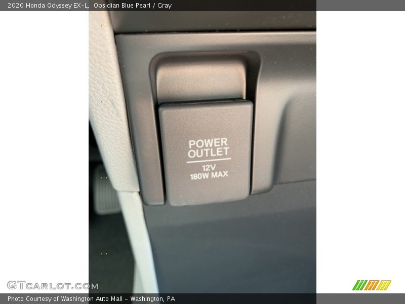 Obsidian Blue Pearl / Gray 2020 Honda Odyssey EX-L